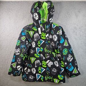 NEW Star Wars Amazon Essentials Stormtrooper Darth Vader Kids Jacket Sz XL 10 Yr